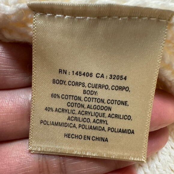 Anthropologie Pepin Women's XS Boho Crochet/Knit Sleeveless Top Ivory/Cream - Picture 8 of 8